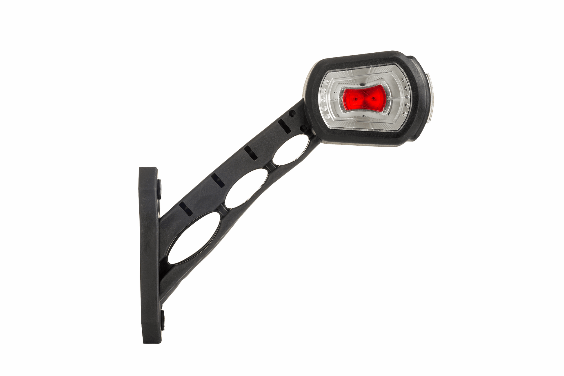High-visibility led marker lamp for enhanced safety on semitrucks, trailers, and commercial vehicles on heavy duty semitrucks, box trucks, trailers, vocational, passenger, fire trucks, and commercial vehicles.