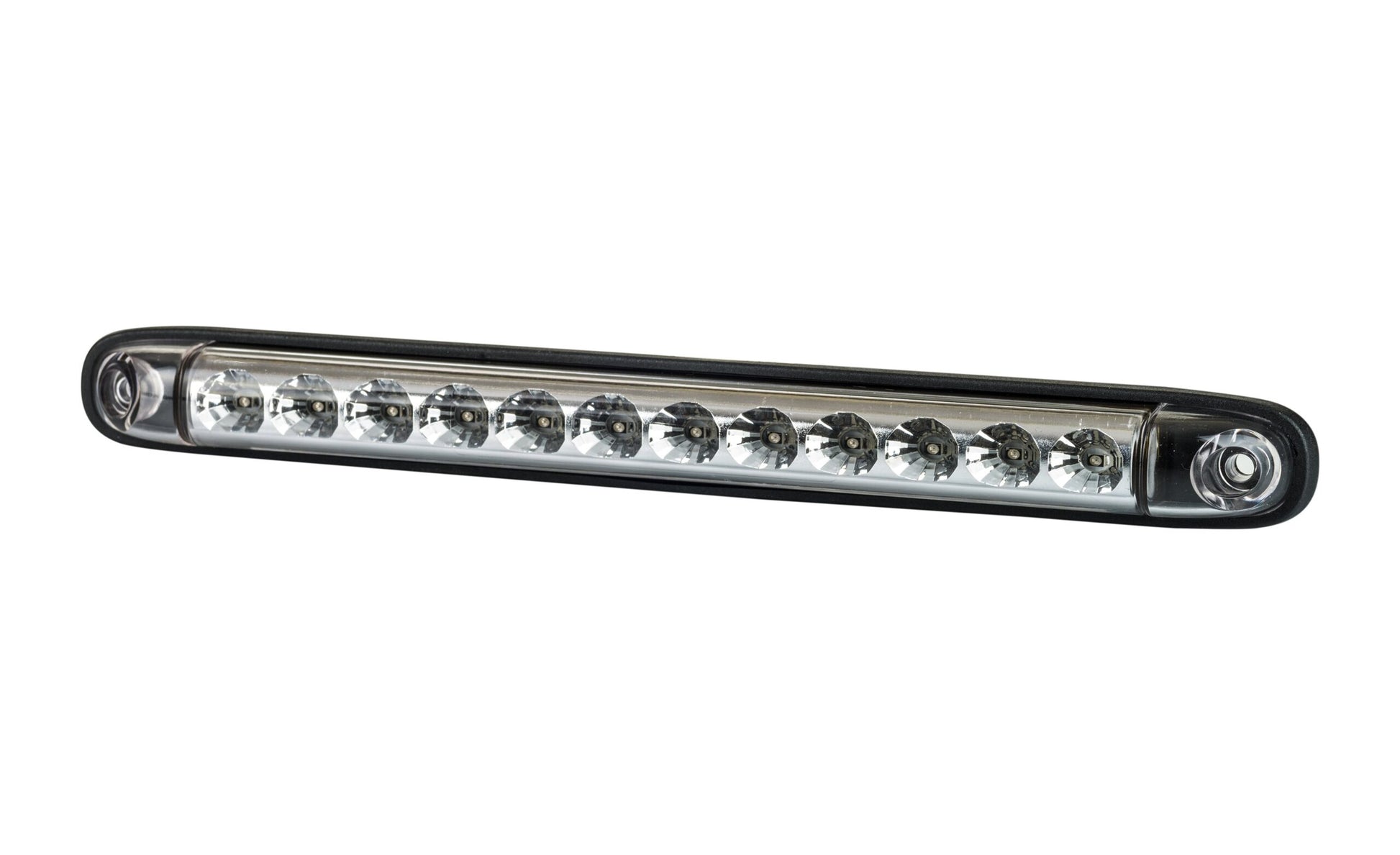 2 Function LED Lamp Slim Design LZD 2247 with 12 bright LEDs for brake and rear position light, waterproof, compact vehicle lamp.
