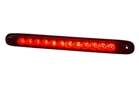 2 Function Brake & Positioning LED Lamp Slim Design LZD 2248 with 12 high-intensity red LEDs, compact and waterproof.