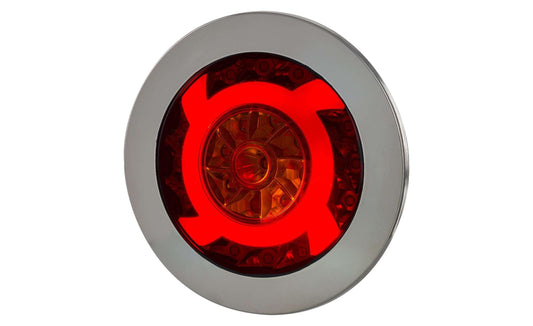 Multifunction LED Rear Lamp Chrome LUCY RL 2423 Left + Right Usable
