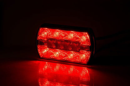 3 Function Rear LED Light Carla LZD 2791 showing bright red rear position and brake light with durable compact design.