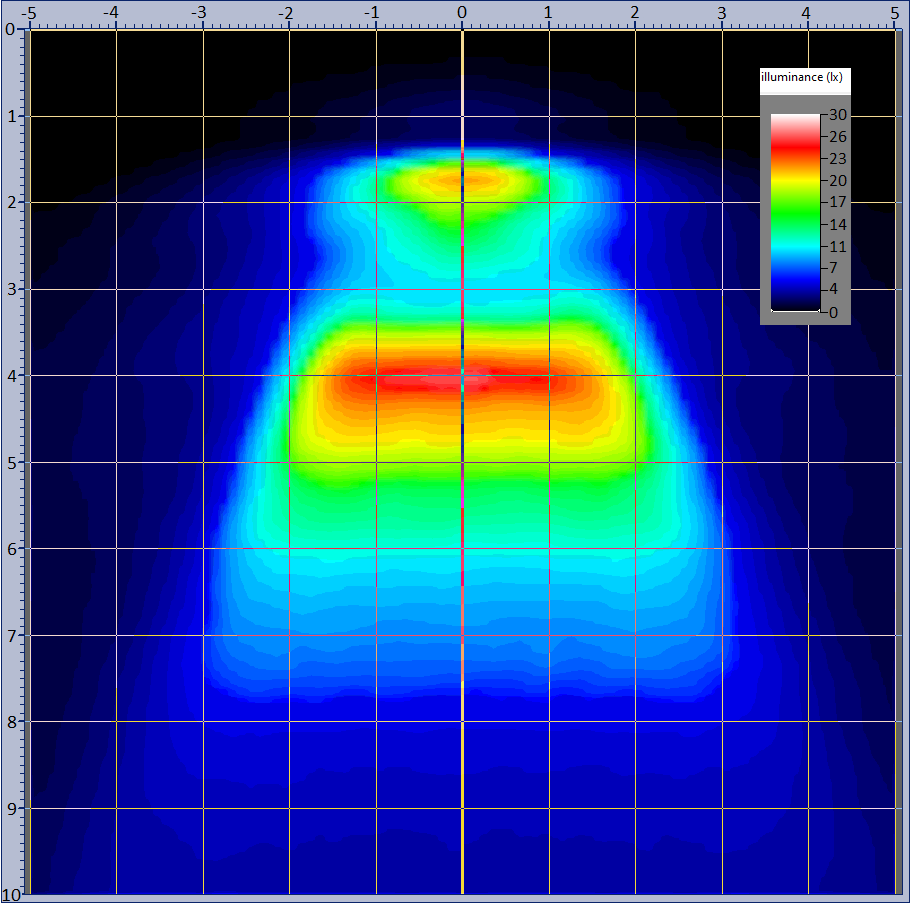 Work lamp with warning light LRD 3068