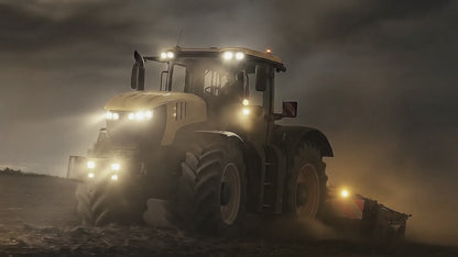 Video of LRD 3160 RAPTOR LED work lamp with 12 LEDs producing 5500 lumens, oval off-road utility light with adjustable bracket for trucks and heavy equipment.