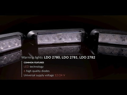 Amber LED Flashing Warning Light LDO 2780