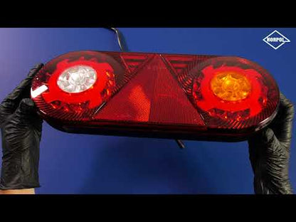 Multifunction LED Rear Lamp With Triangle Reflector Stella LZD 2550 LEFT