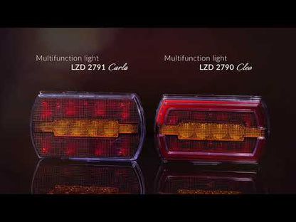 Rear Multifunction LED Light Cleo, Side Mount Version LZD 2790/W2