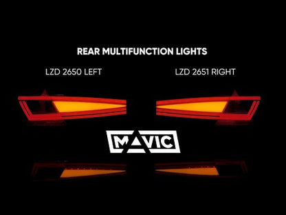 Rear Multifunction LED Light Mavic With Reflective Device LEFT LZD 2652