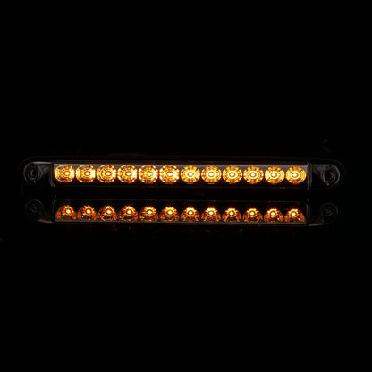 LED Rear Static Direction Indicator RL 2249/ST with 12 bright amber LEDs, designed for durable rear vehicle signaling.