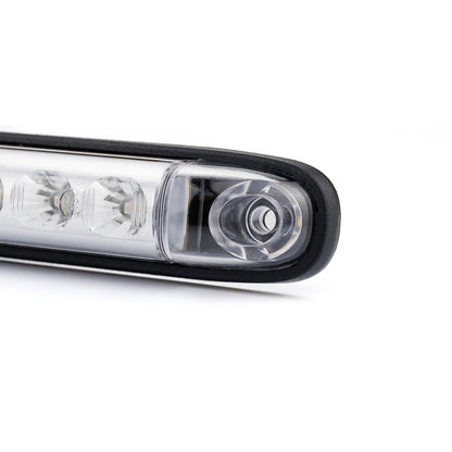 Close-up of LED Rear Static Direction Indicator RL 2249/ST with clear lens and black durable housing.