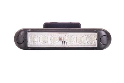 LED Amber Flashing Warning Light LDO 2782 with 6 amber LEDs, 4 flash modes, IP68 waterproof and dual voltage design