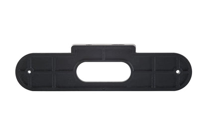 LED Amber Flashing Warning Light LDO 2782 black mounting bracket for utility and industrial vehicle installation.